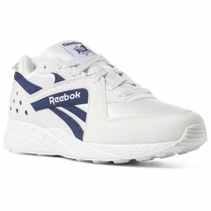 Adidasy Męskie Reebok Pyro Białe/Szare/Białe PL 42CZYVP